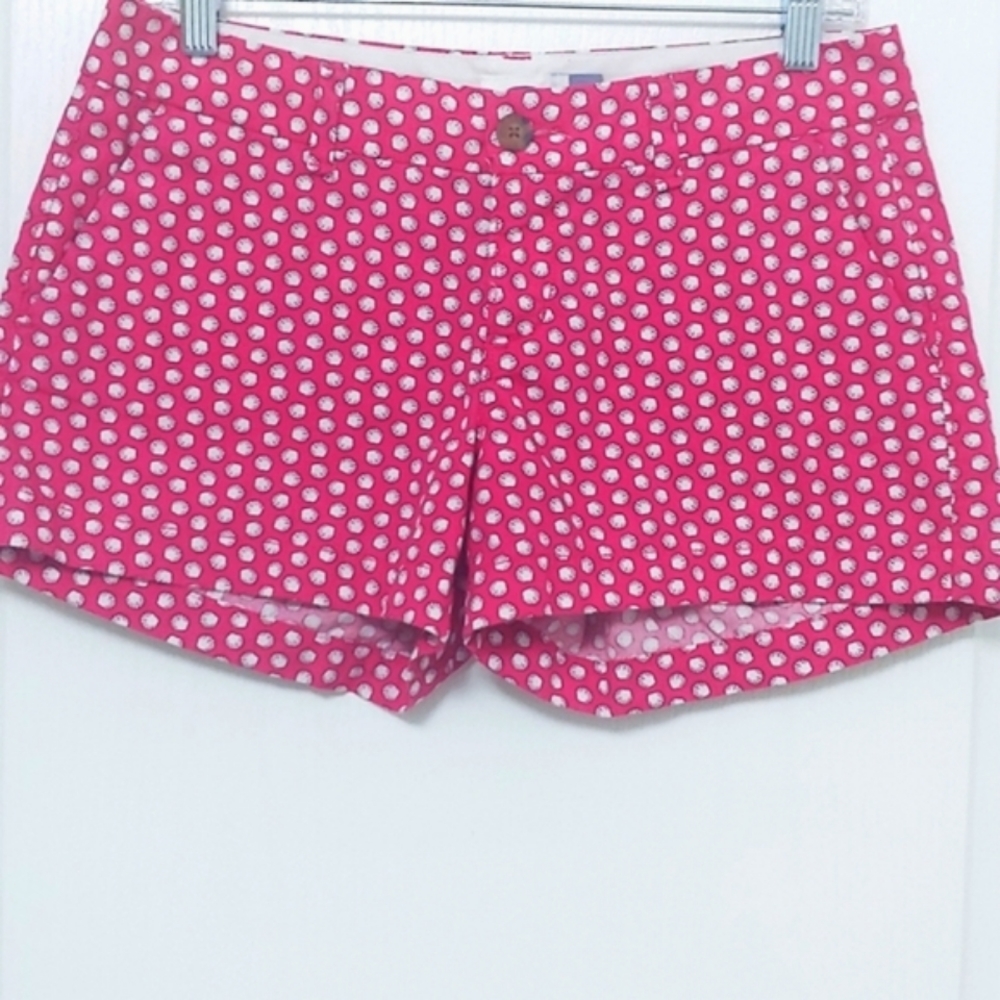 OLD NAVY Pink Sea Shell Print Shorts. Beach. Summer Size 2